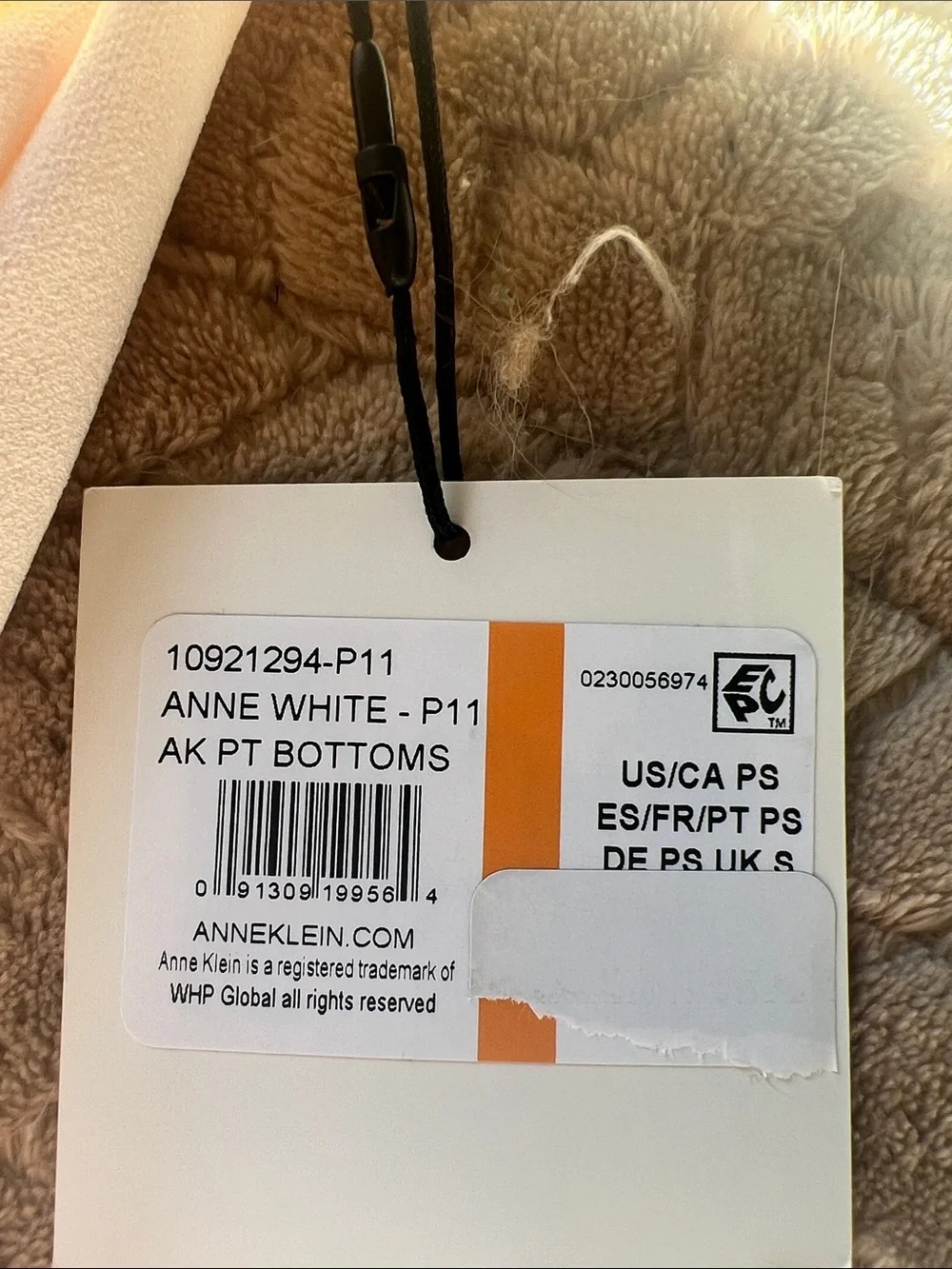 Anne Klein Flared Full Length Cream Pull-On Trousers
